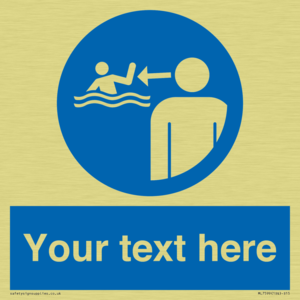 Custom mandatory keep children under supervision in the aquatic environment